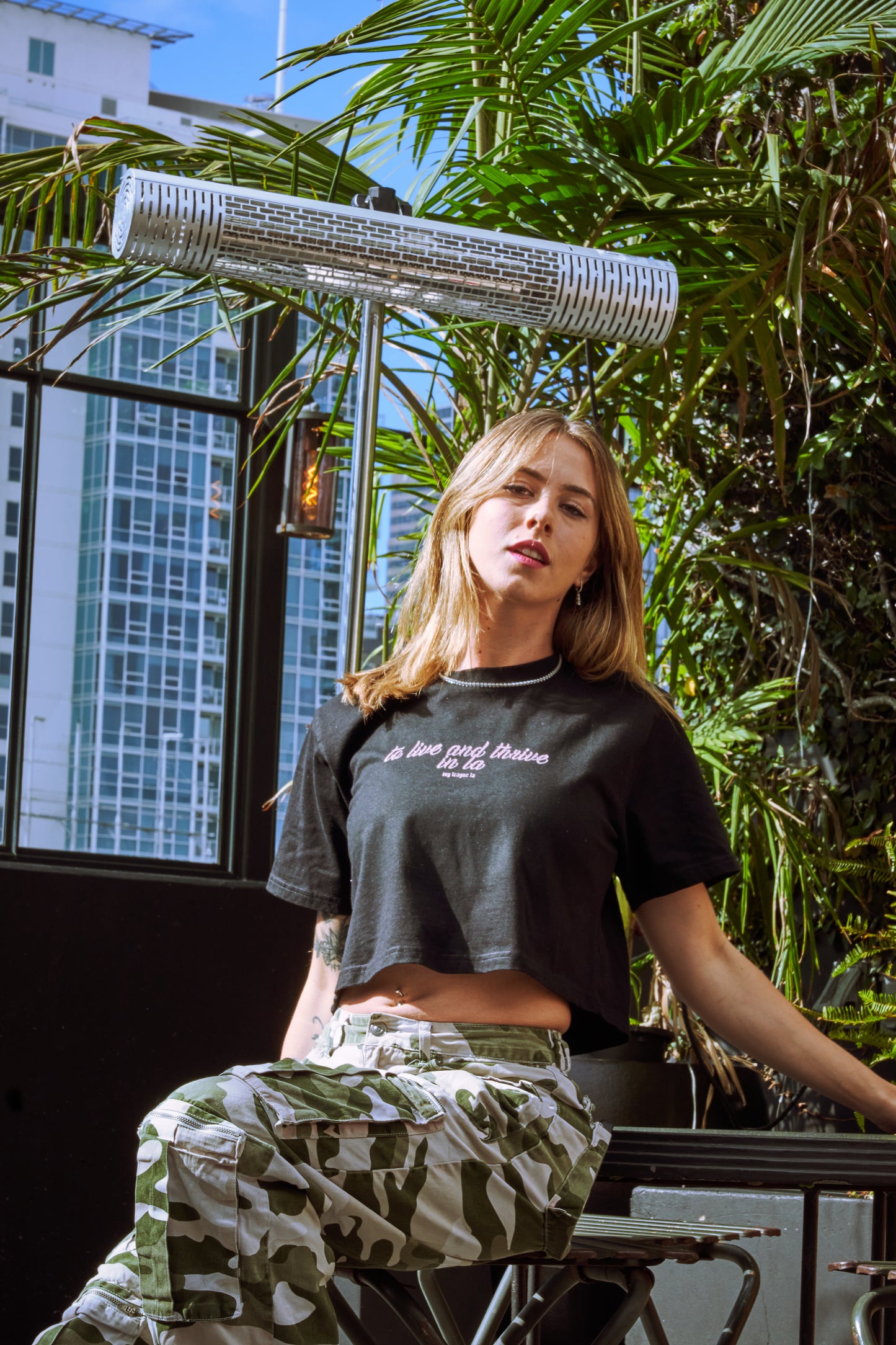 Thrive in LA Cropped Top - Ivy League LA