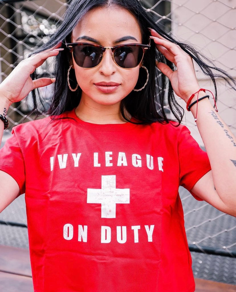 ON DUTY CROP - IVY LEAGUE LA